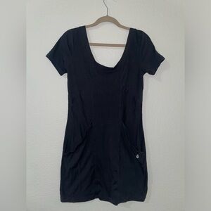 Volcom- Black Tee-Shirt Dress